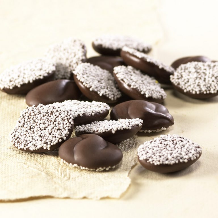 Dark Chocolate Nonpareils Asher's Chocolate Co.
