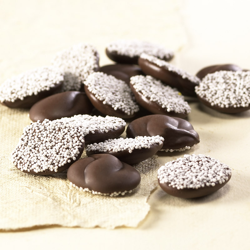 Dark Chocolate Nonpareils Asher's Chocolate Co.