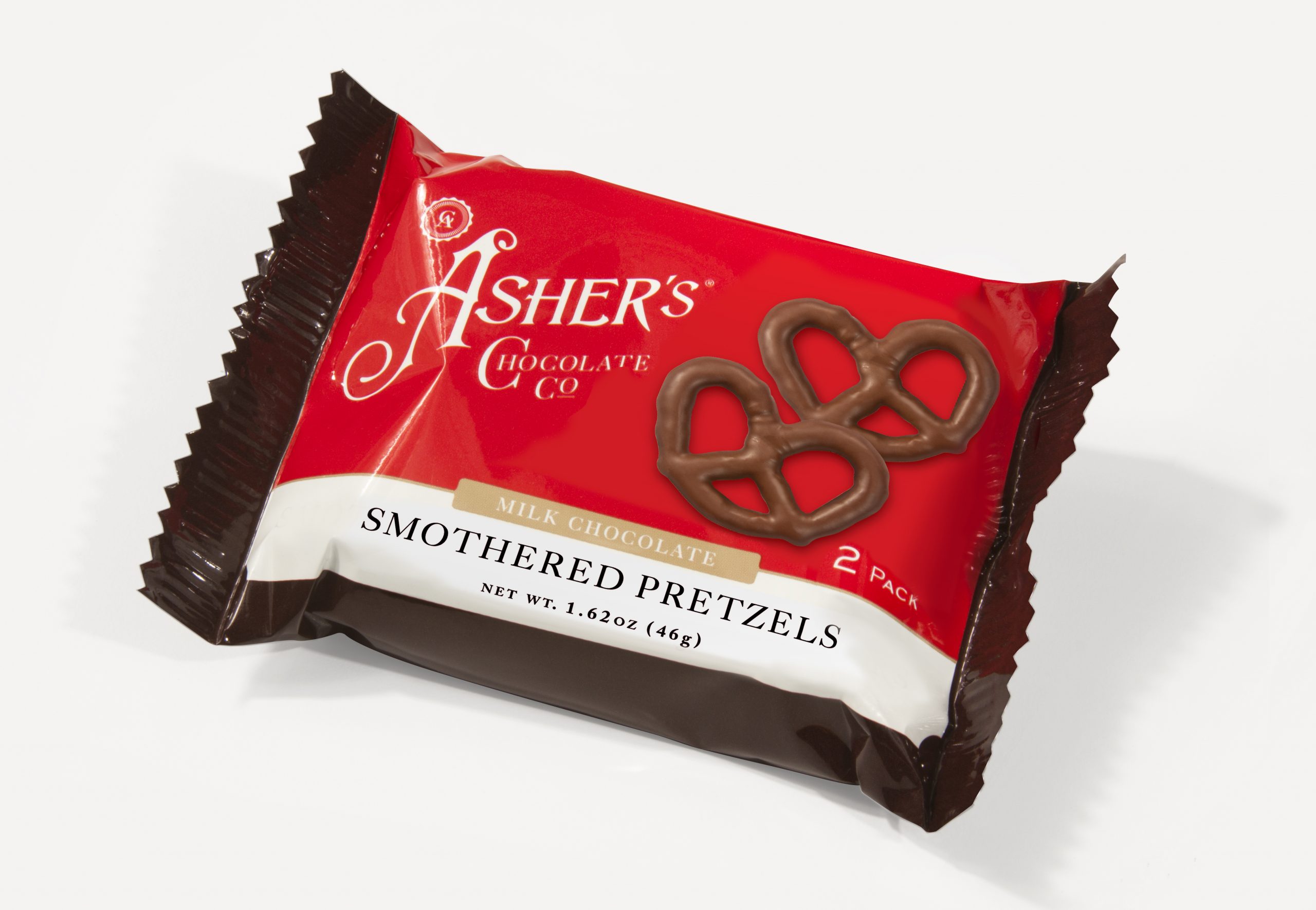 Milk Chocolate Covered Pretzels Caddy Asher's Chocolates