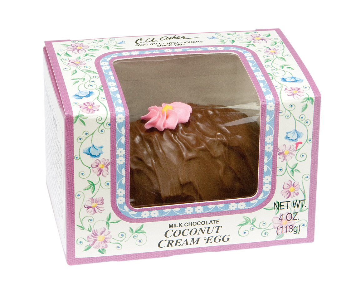 Petite Milk Chocolate Coconut Cream Easter Eggs Asher's Chocolates
