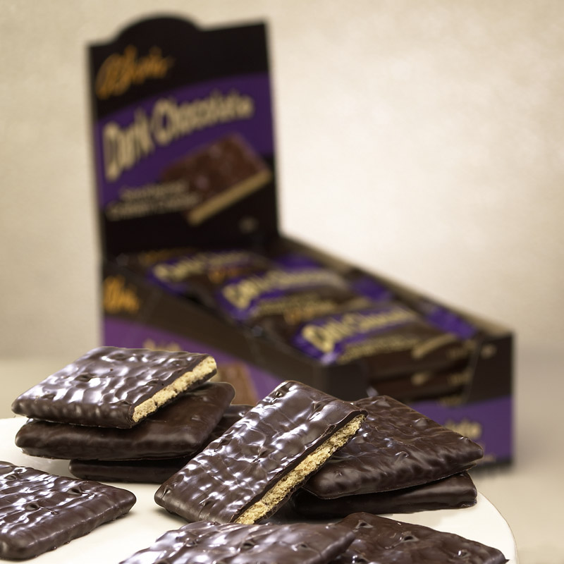 Dark Chocolate Covered Graham Cracker Caddy Asher's Chocolates