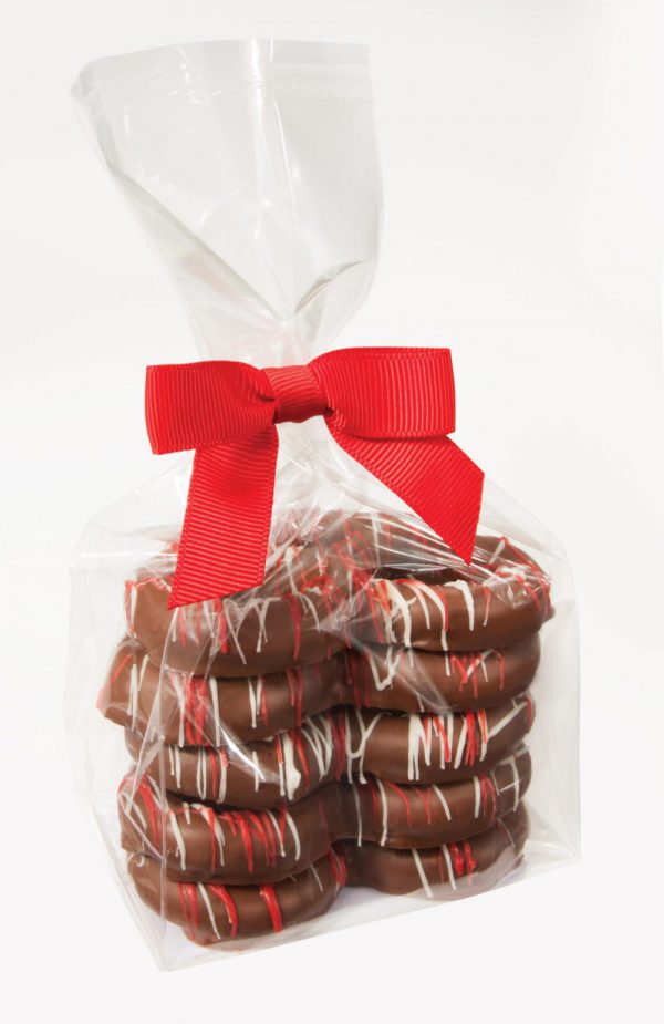 Milk Chocolate Valentine's Pretzels Asher's Chocolate Co.